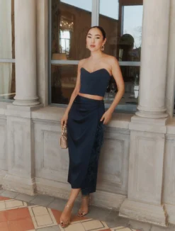 Bustier in satin - AVIAZIONE