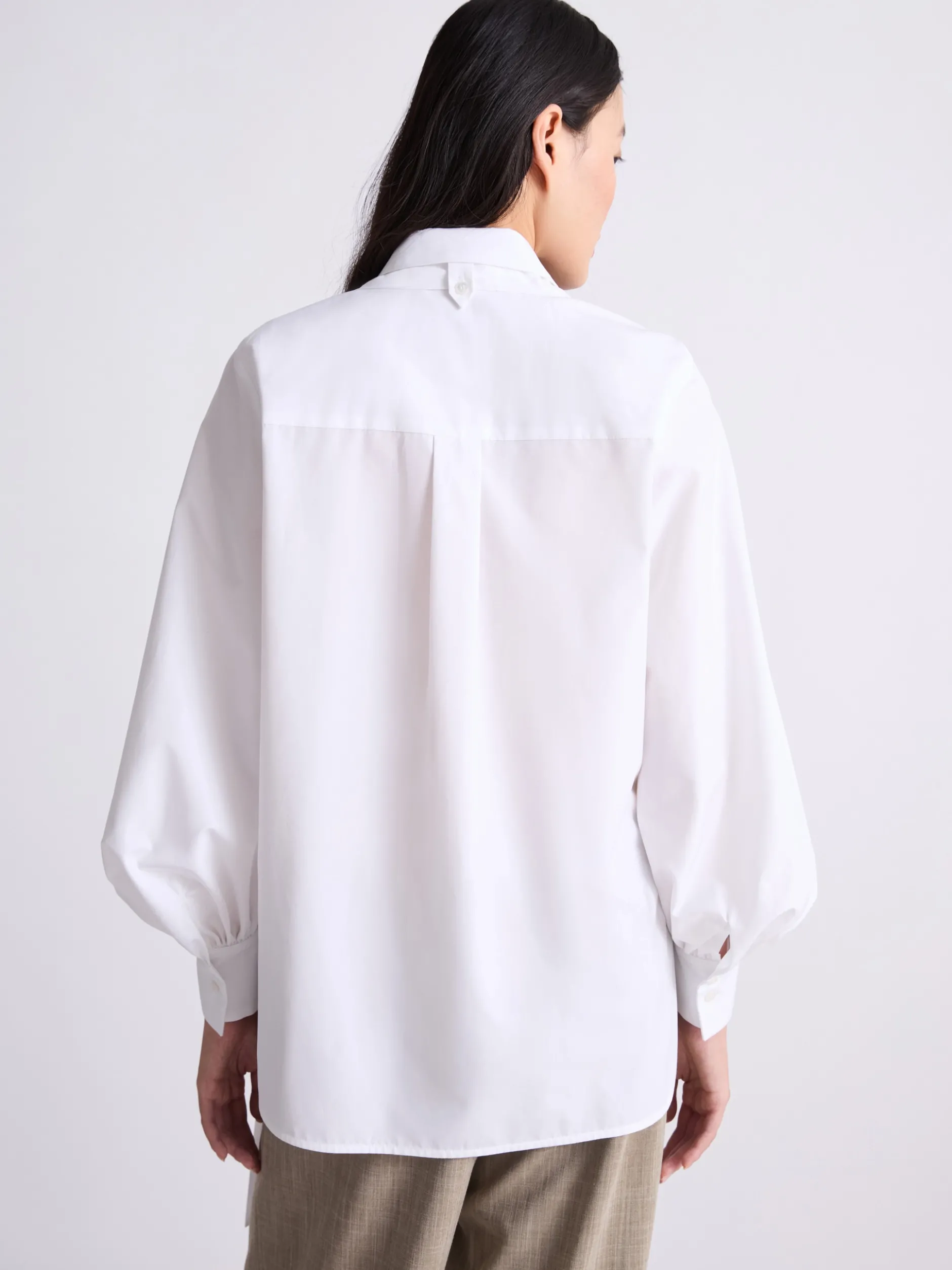 Camicia con fiocco - BIANCO OTTICO