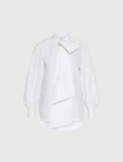 Camicia con fiocco - BIANCO OTTICO