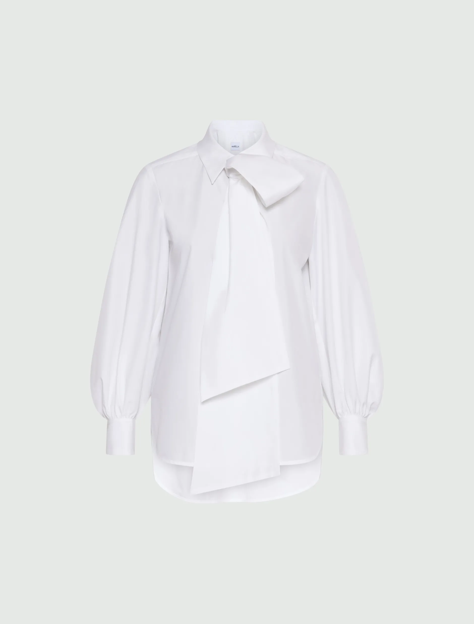 Camicia con fiocco - BIANCO OTTICO