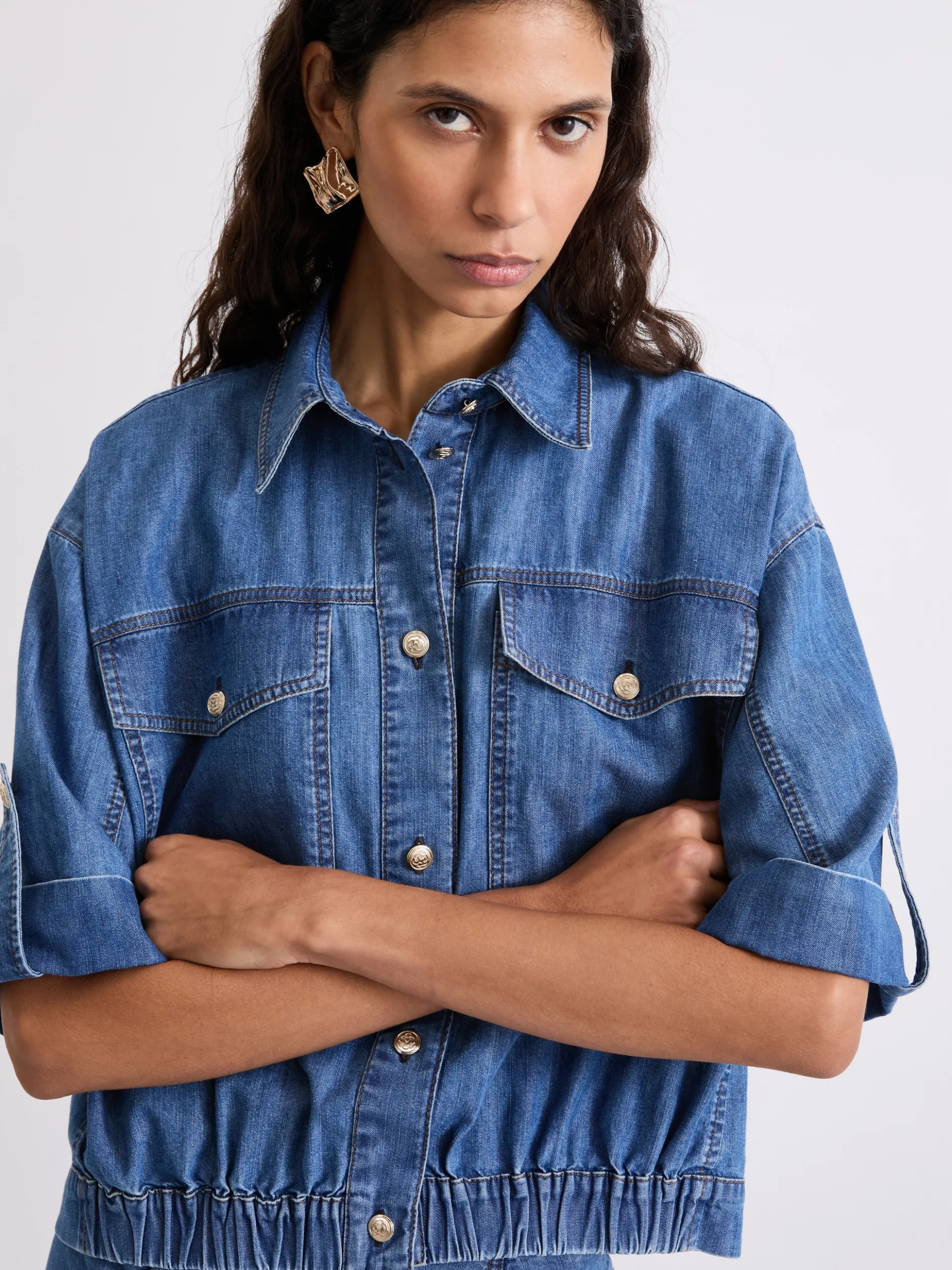 Camicia in denim - BLUE JEANS