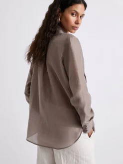 Camicia in organza - STONE