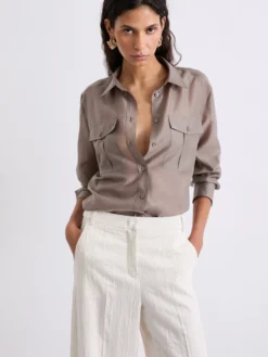 Camicia in organza - STONE