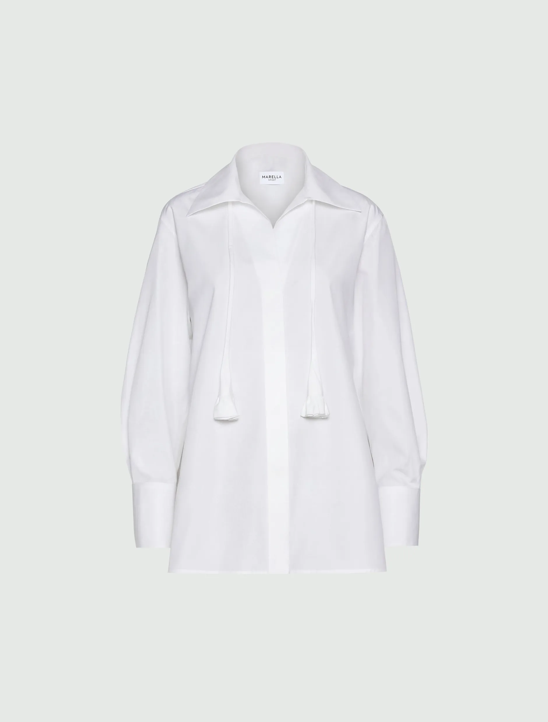 Camicia in popeline di cotone - BIANCO OTTICO