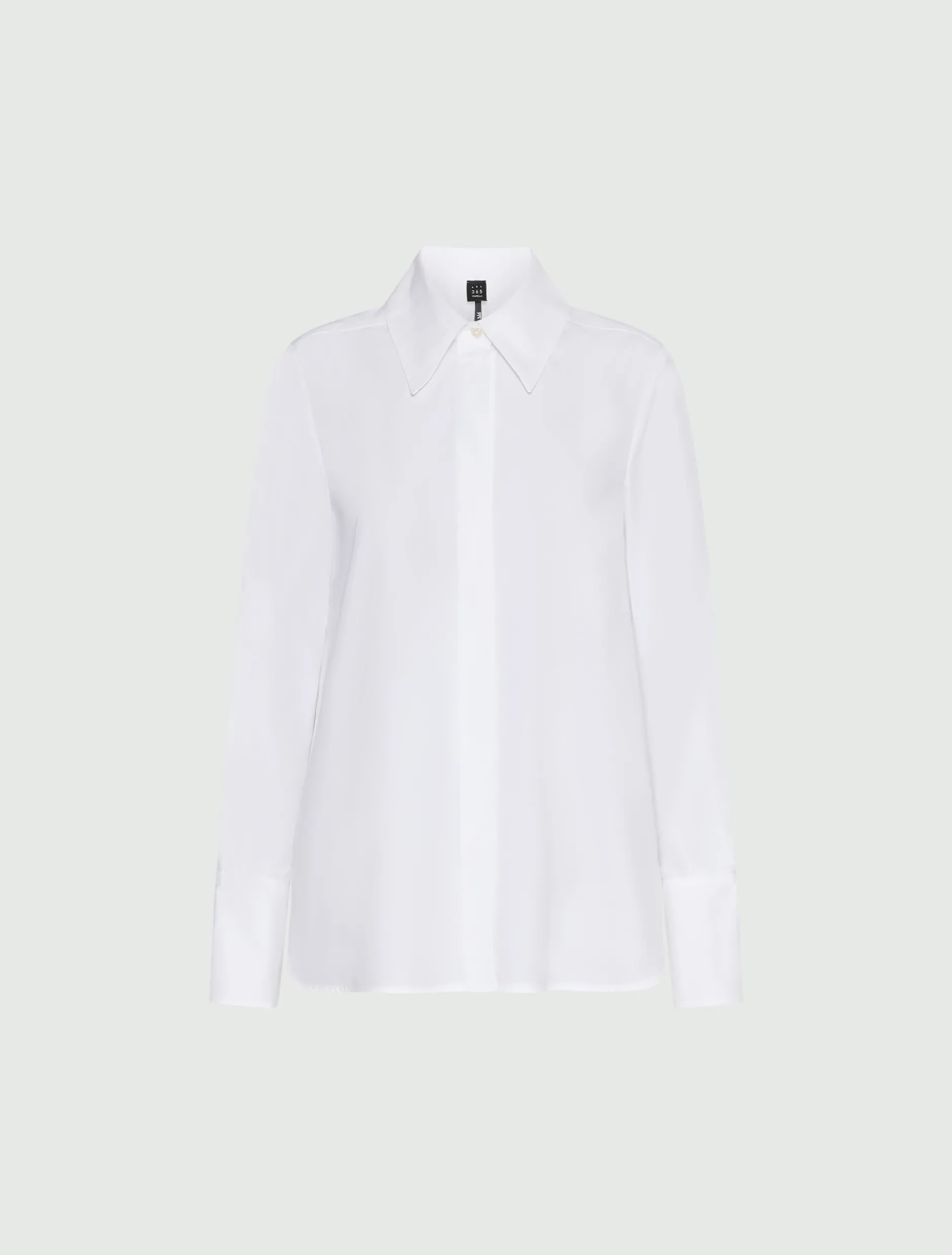Camicia in popeline di cotone - BIANCO OTTICO