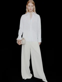 Camicia in popeline di cotone - BIANCO OTTICO