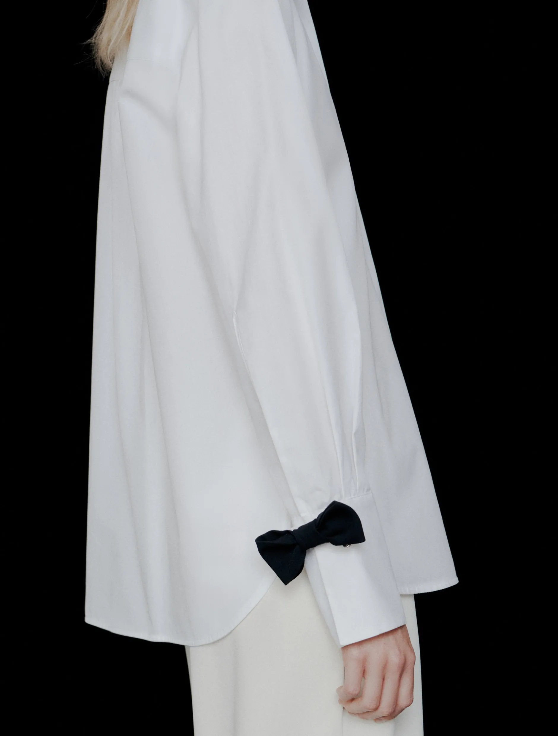 Camicia in popeline di cotone - BIANCO OTTICO