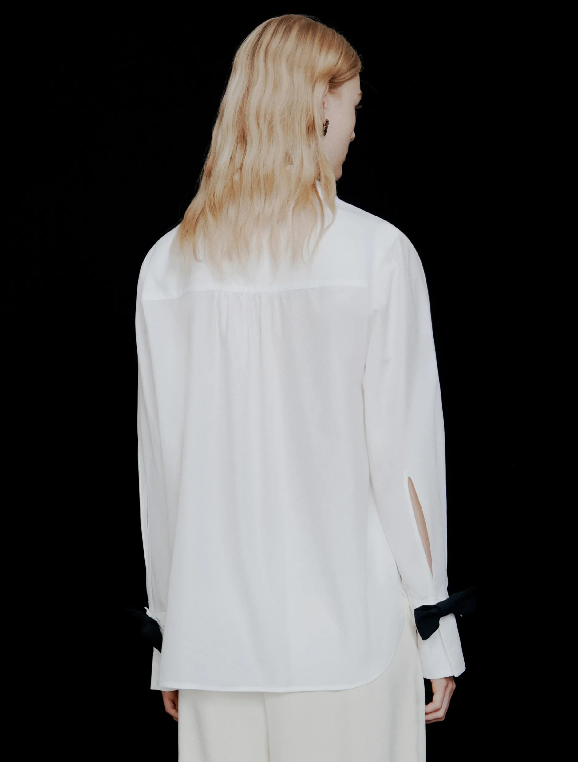 Camicia in popeline di cotone - BIANCO OTTICO