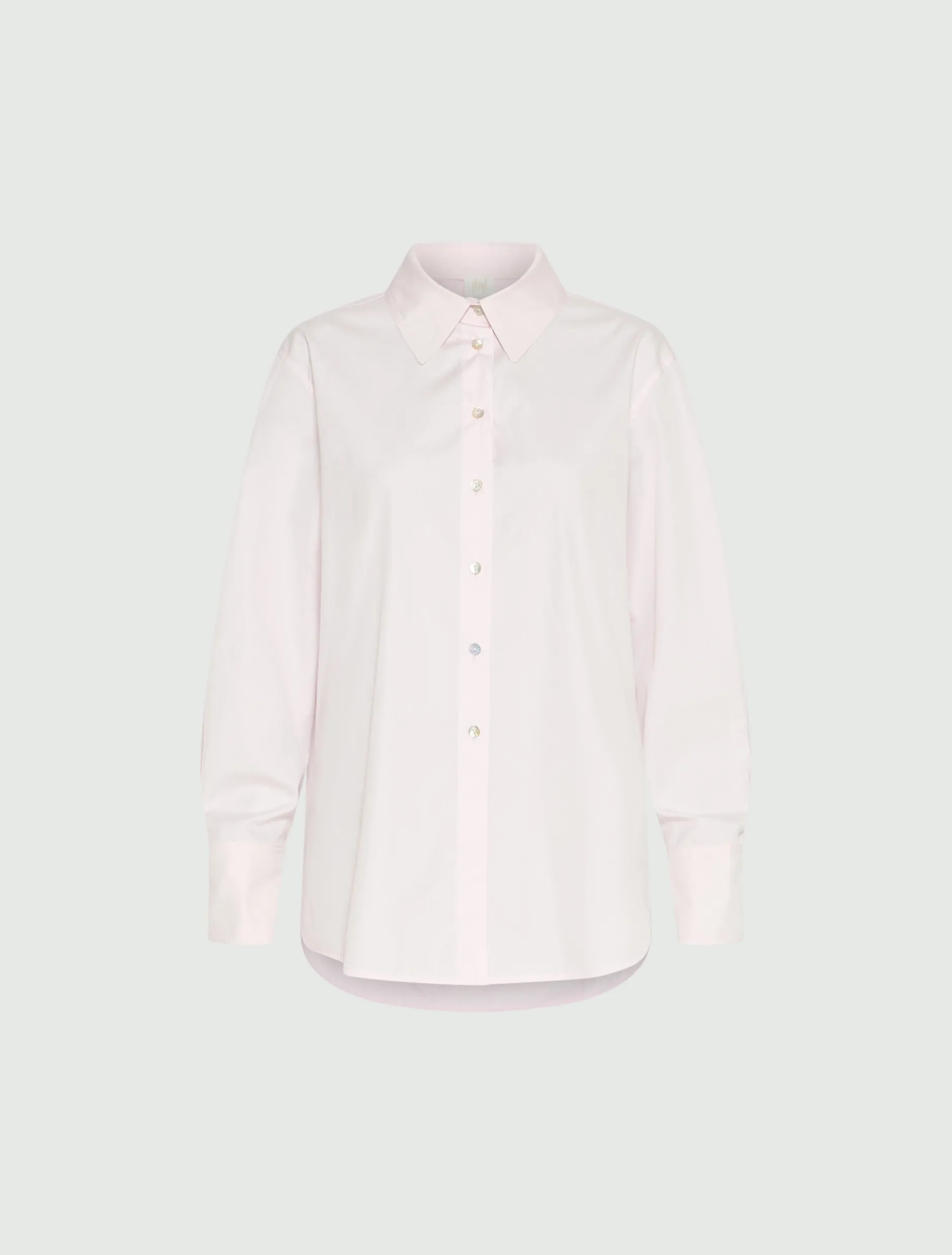 Camicia in popeline leggero - ROSA