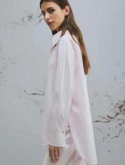 Camicia in popeline leggero - ROSA