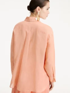 Camicia in ramié - ROSA ANTICO