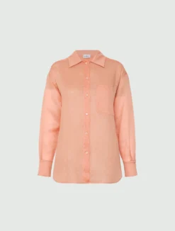 Camicia in ramié - ROSA ANTICO