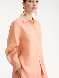 Camicia in ramié - ROSA ANTICO