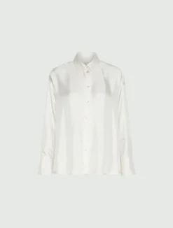 Camicia in seta - BIANCO LANA