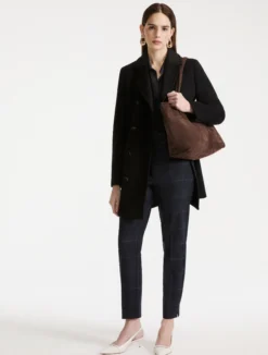 Camicia in twill stampato - BLU