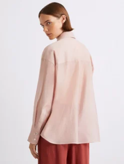 Camicia in voile di cotone e seta - CIPRIA
