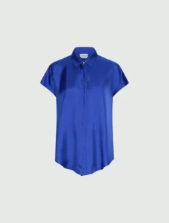Camicia smanicata in seta - BLUETTE
