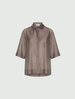 Camicia svasata in organza - STONE