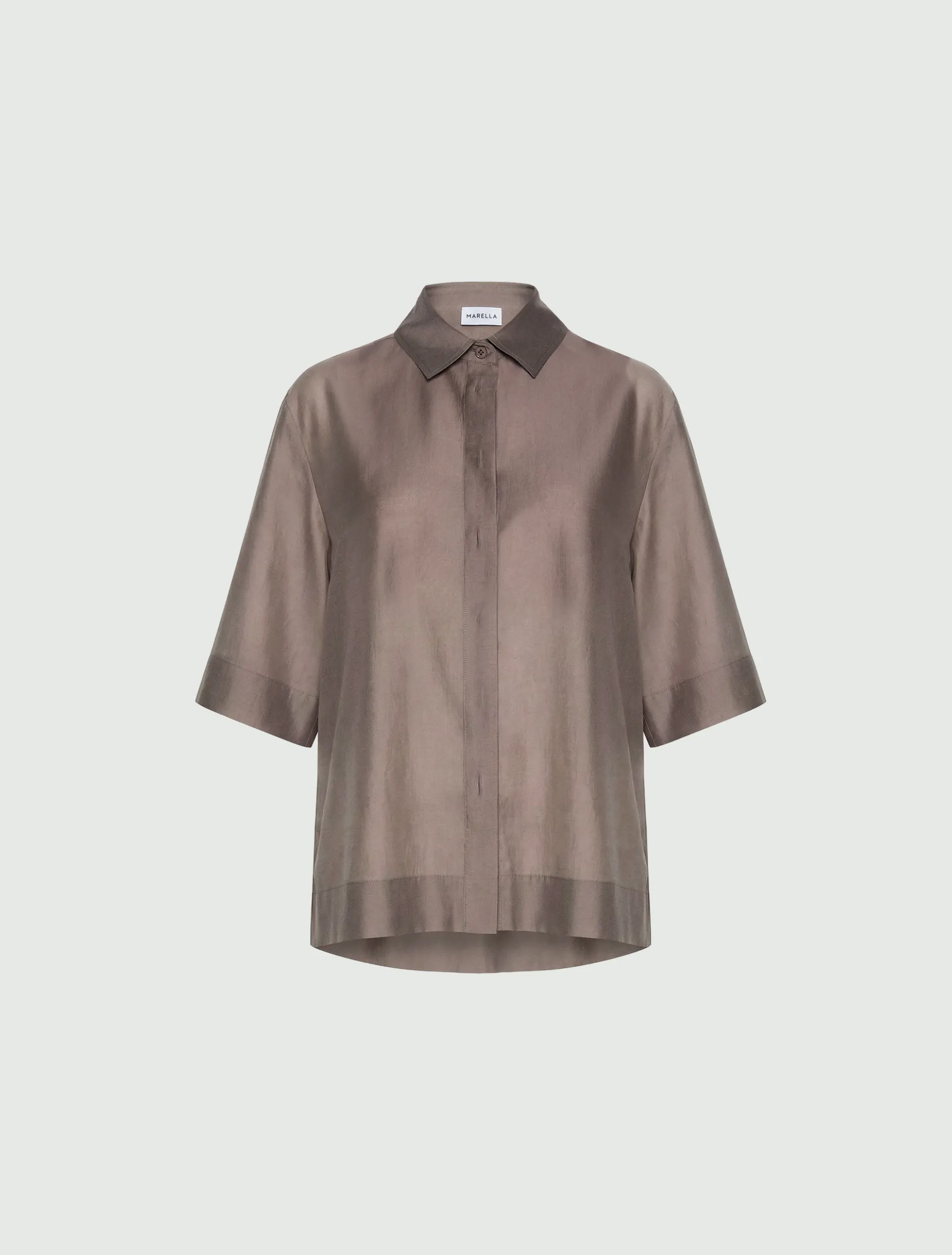 Camicia svasata in organza - STONE