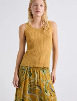 Canotta con lurex - ZAFFERANO