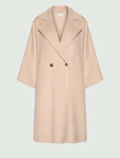 Cappotto oversize in double - NATURALE