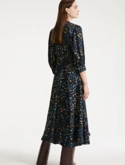 Chemisier con nastri - NAVY
