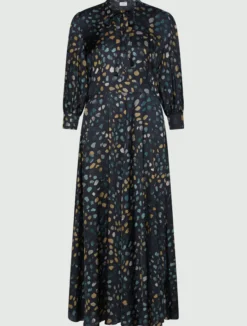 Chemisier con nastri - NAVY