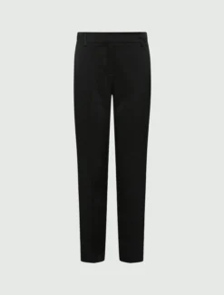 Chino in envers satin - NERO