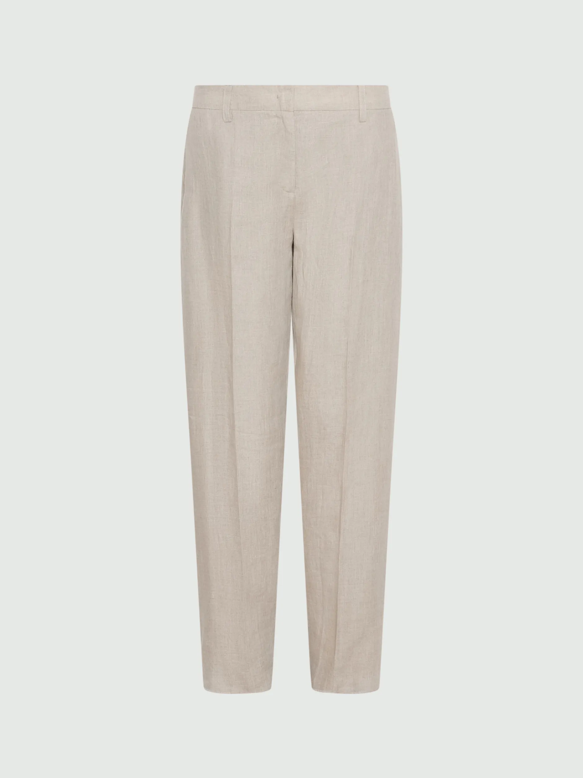 Chino in tela di lino - ECRU`
