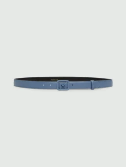 Cintura con medaglione M - AZZURRO