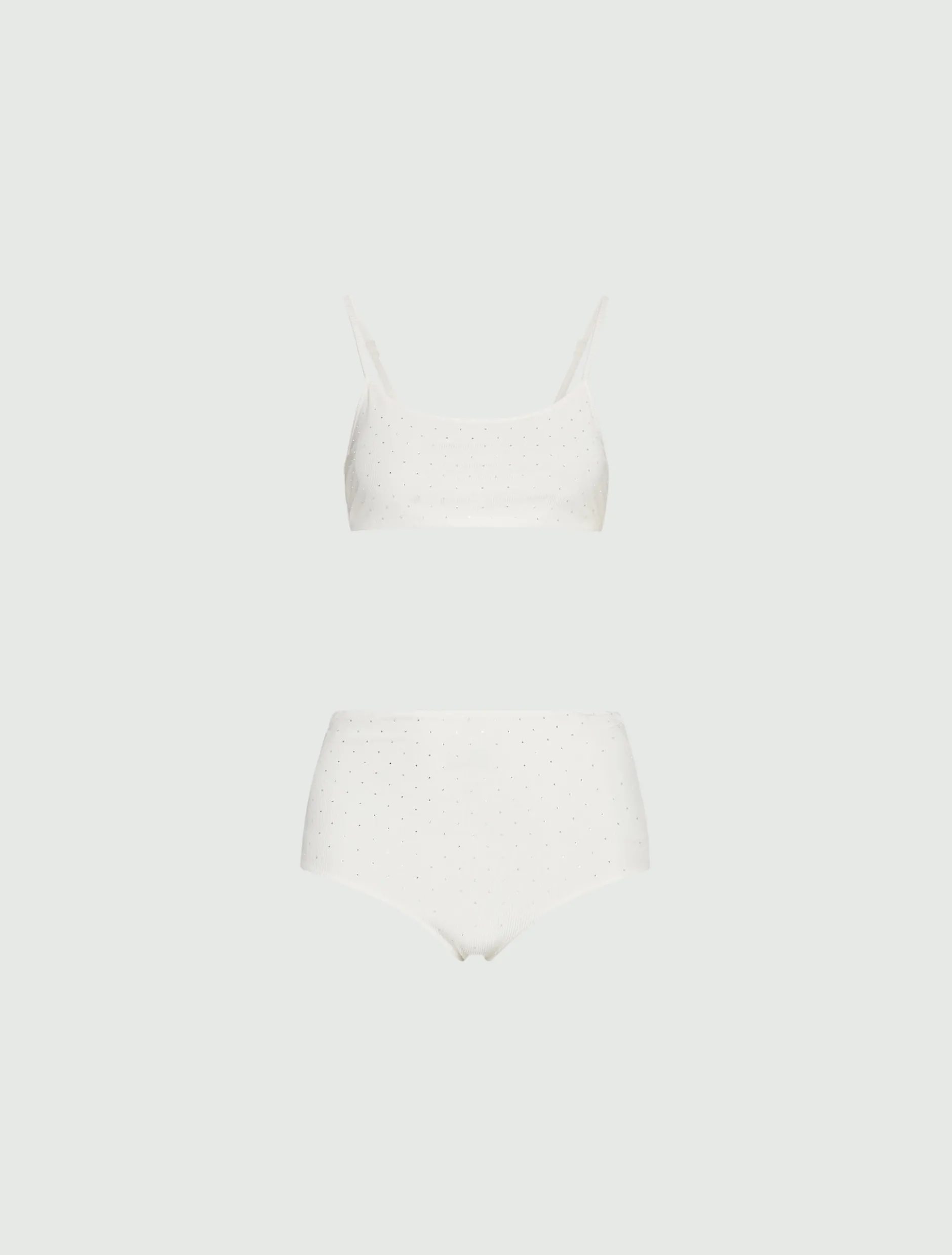 Coordinato in jersey - BIANCO LANA