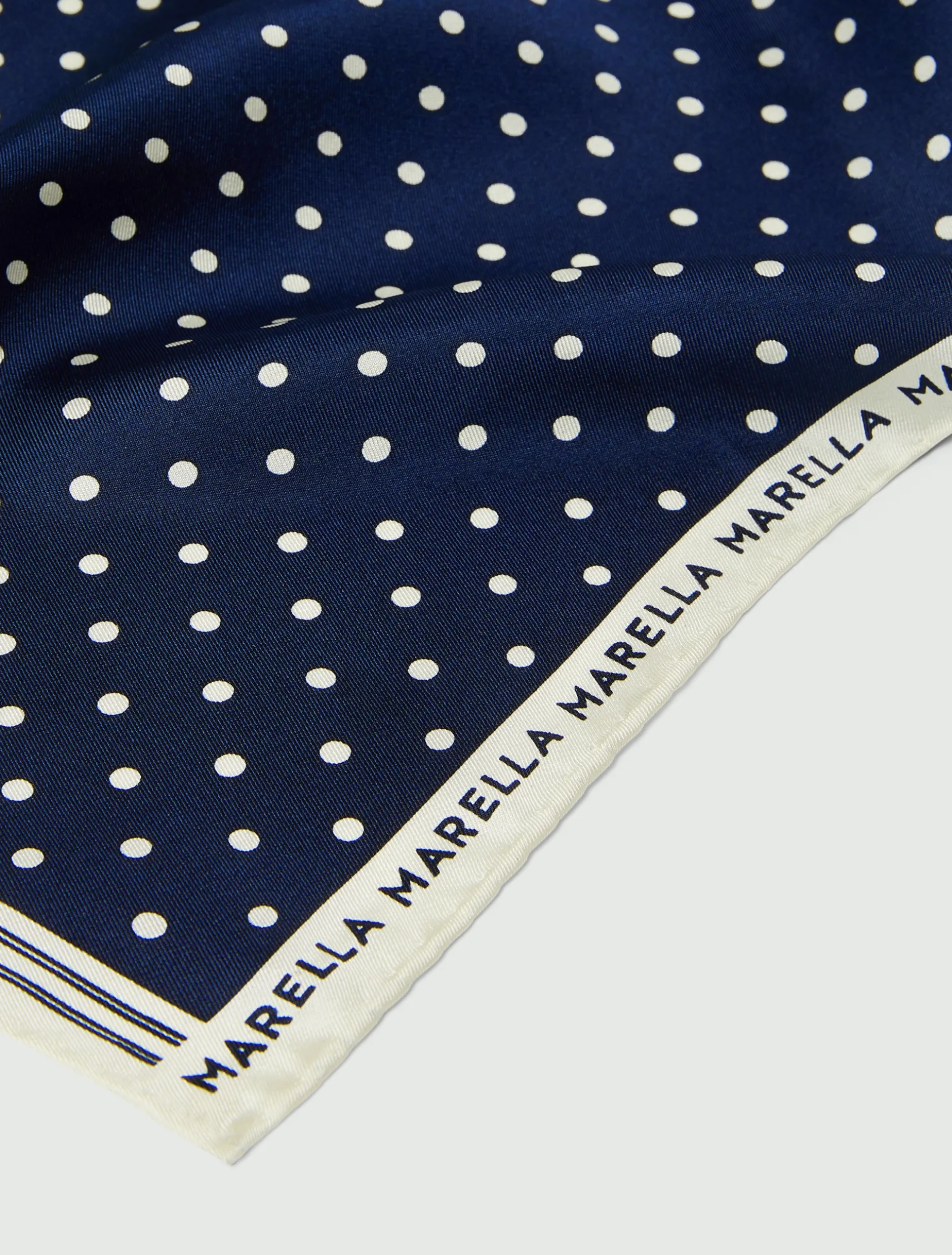 Foulard in seta a pois - BLUETTE