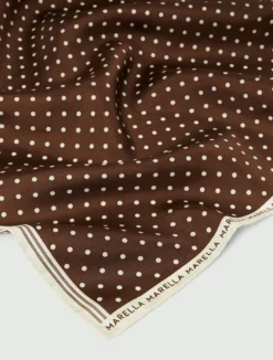 Foulard in seta a pois - TESTA MORO