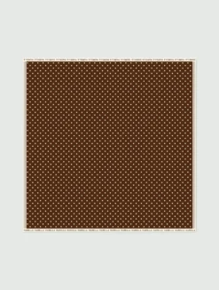 Foulard in seta a pois - TESTA MORO