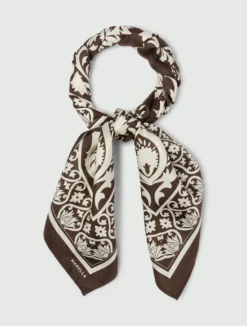 Foulard in seta - CIOCCOLATO
