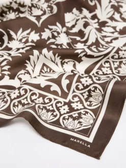 Foulard in seta - CIOCCOLATO