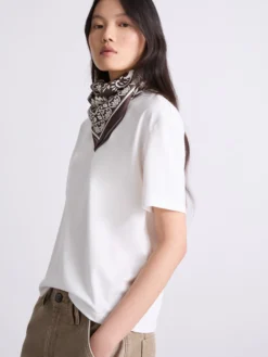 Foulard in seta - CIOCCOLATO