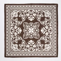 Foulard in seta - CIOCCOLATO
