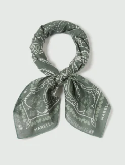 Foulard piccolo stampa bandana - VERDE