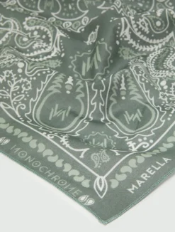 Foulard piccolo stampa bandana - VERDE