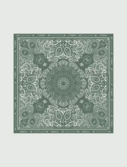 Foulard piccolo stampa bandana - VERDE