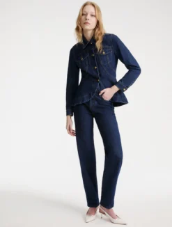 Giacca in denim lavato - BLUE JEANS