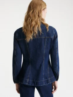 Giacca in denim lavato - BLUE JEANS