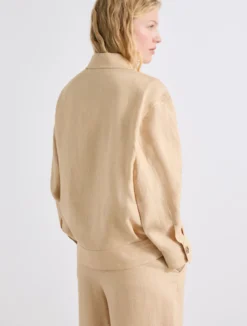 Giacca in lino natté - DAINO
