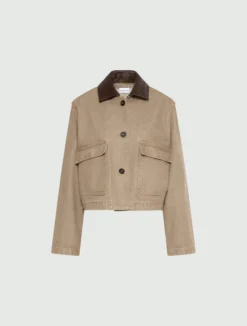 Giacchino in cotone - BEIGE