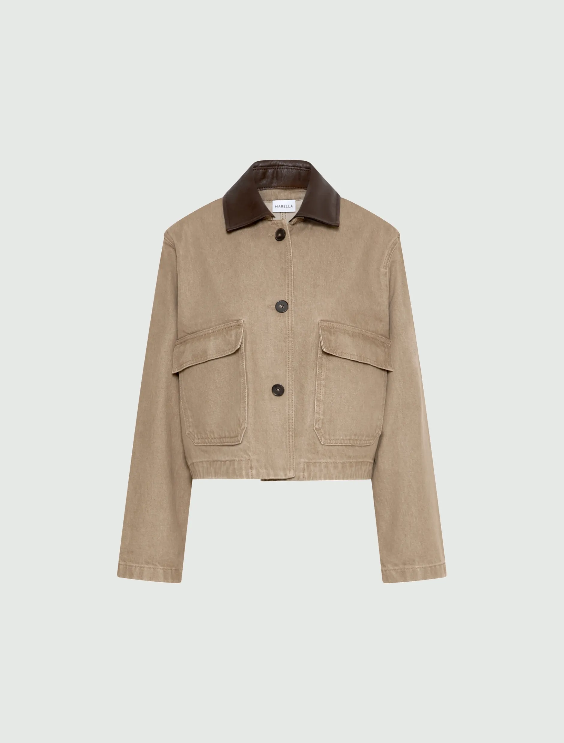 Giacchino in cotone - BEIGE
