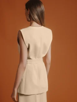 Gilet con cintura - NUDO
