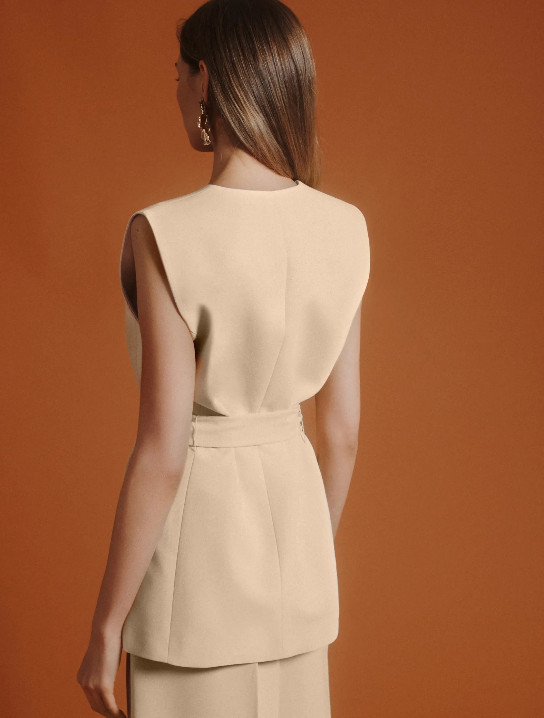 Gilet con cintura - NUDO