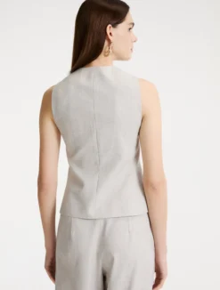 Gilet con nodo - GRIGIO CHIARO