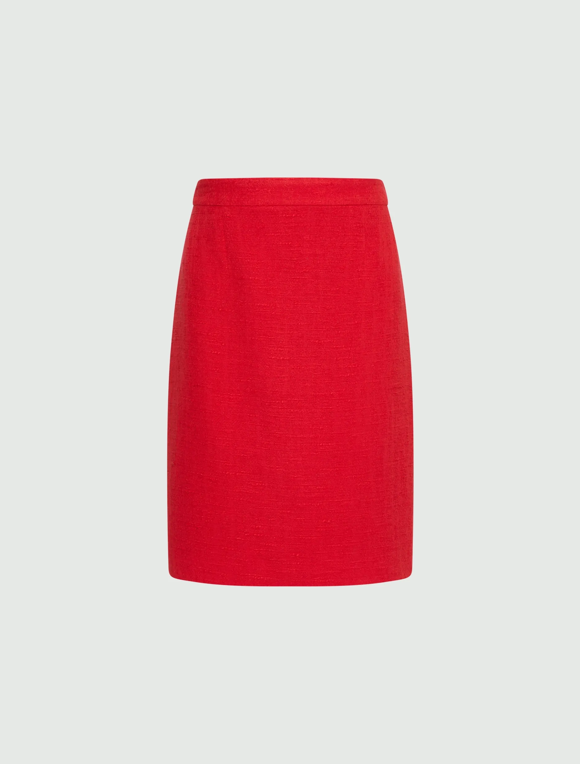Gonna dritta in stuoia stretch - ROSSO